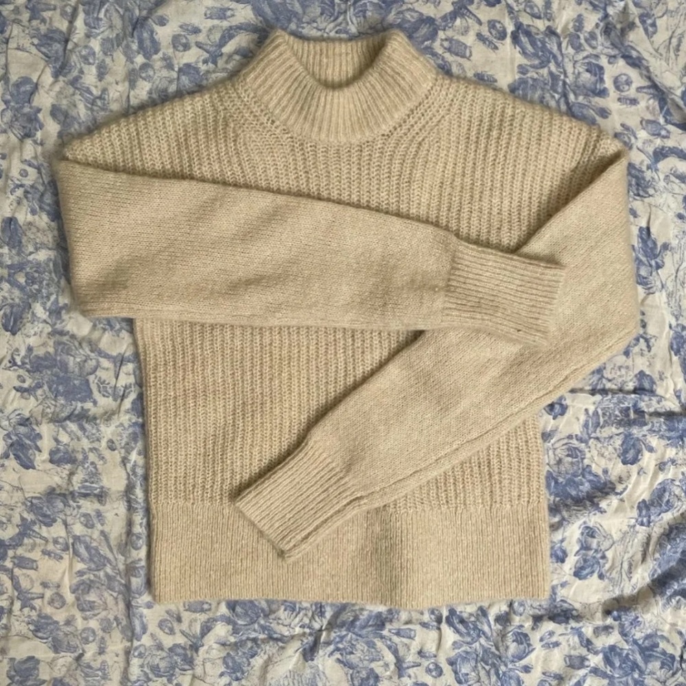 & Other Stories mohair mock neck sweater